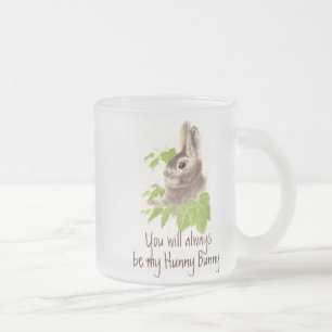 Toujours être mon lapin lapin Hunny, Mug de verre