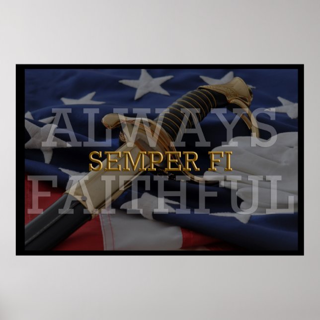 Toujours fidèle - Affiche Semper Fi (Devant)