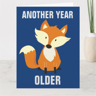 TOUJOURS FOXY ! FOX HEUREUSES CARTES D'ANNIVERSAIR