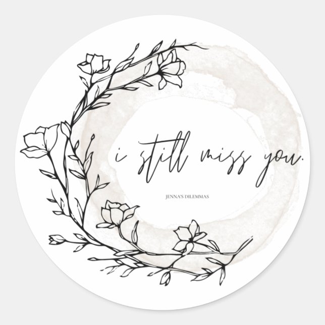 Toujours Miss Sticker (Devant)