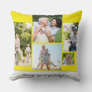 Toujours passer du temps de qualité Coussin pour c