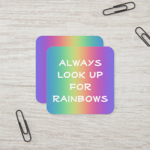 Toujours rechercher les cartes Carré Rainbows