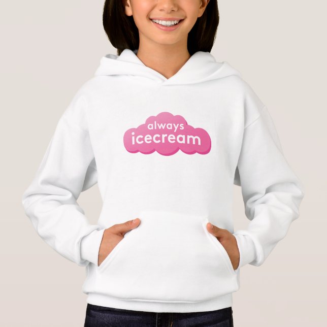 Toujours Sweatshirt Icecream sans personnalisation (Devant)