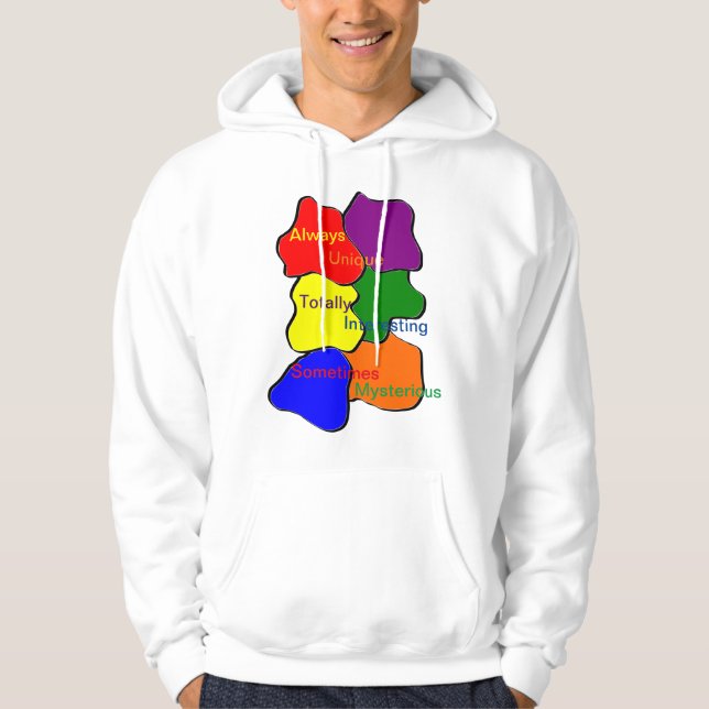 Toujours un autisme unique Sweat - shirt à capuche (Devant)