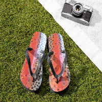 Toulouse arc-en-ciel Tongs Motifs Abstraits