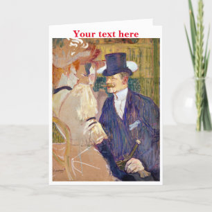 Toulouse-Lautrec Carte de remerciements