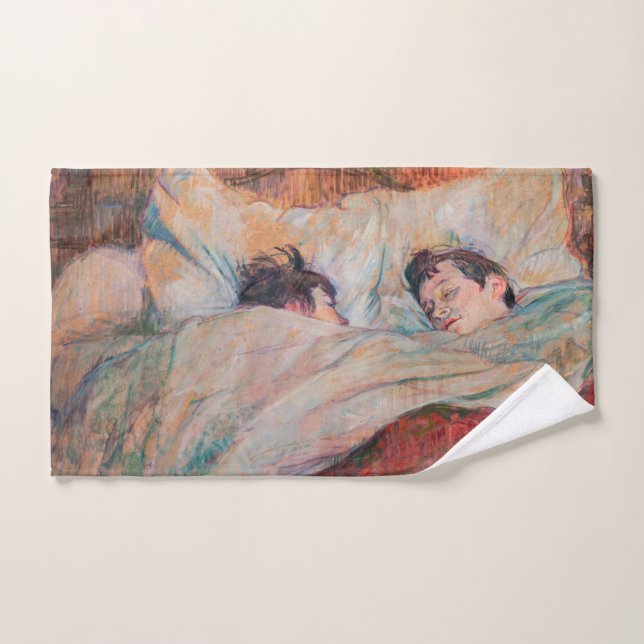 Toulouse-Lautrec - Le Lit (Serviette à main)