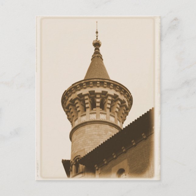 Tour à Barcelone, Espagne Carte postale (Devant)