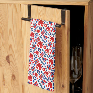 Tour à Norvège Serviette de cuisine