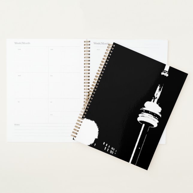 Tour CN urbain la nuit cahier (Devant avec enveloppe)