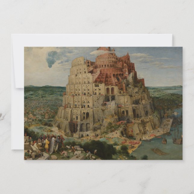 Tour de Babel par Peter Bruegel l'Ancien (Devant)