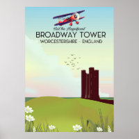Tour de Broadway Worcestershire poster Voyage
