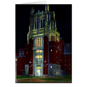 Tour de l'hôpital Iowa de Iowa la nuit