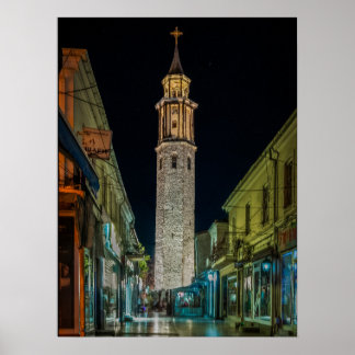 Tour de l'horloge, Prilep - Poster Macédoine