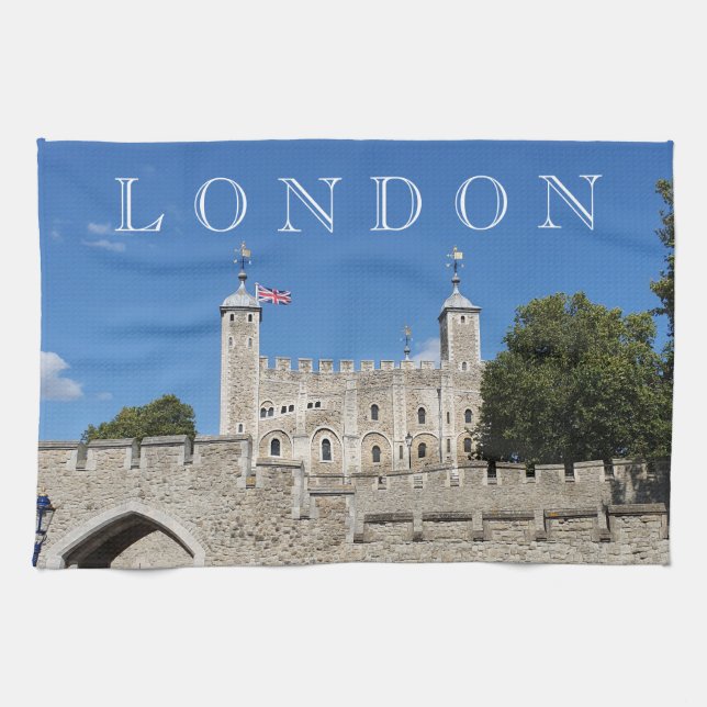 Tour de Londres vue serviette de thé (Horizontal)