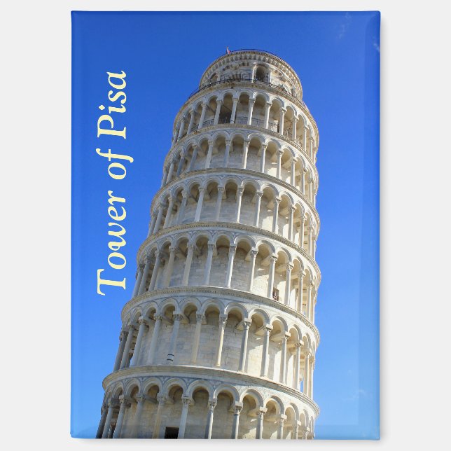Tour de Pise Italie Magnet (Recto)