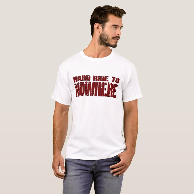 Tour dur au T-shirt des hommes de nulle part (Devant entier)