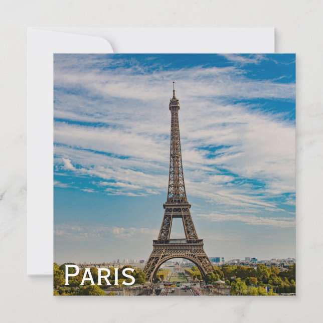 Tour Eiffel à Paris (Devant)