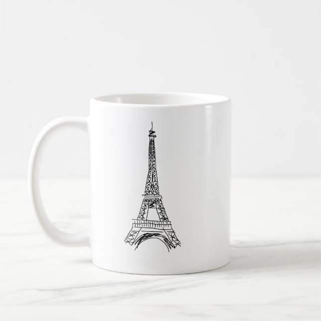 Tour Eiffel Café Mug (Gauche)
