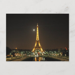 Tour Eiffel - Carte postale de nuit