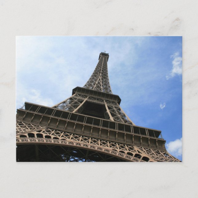 Tour Eiffel, carte postale de Paris, France (Devant)