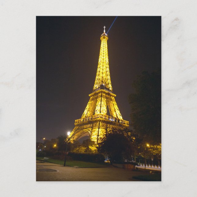 Tour Eiffel Carte Postale Paris (Devant)