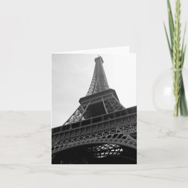 Tour Eiffel - cartes pour notes vides (Devant)