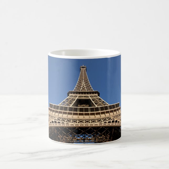 Tour Eiffel de Paris en France Mug (Centre)