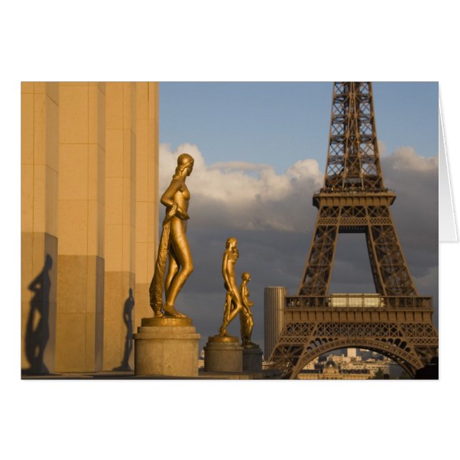 Tour Eiffel depuis le Palais de Chaillot, Paris, (Devant horizontal)