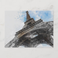 Tour Eiffel Élégante Carte Postale de Paris – Fran