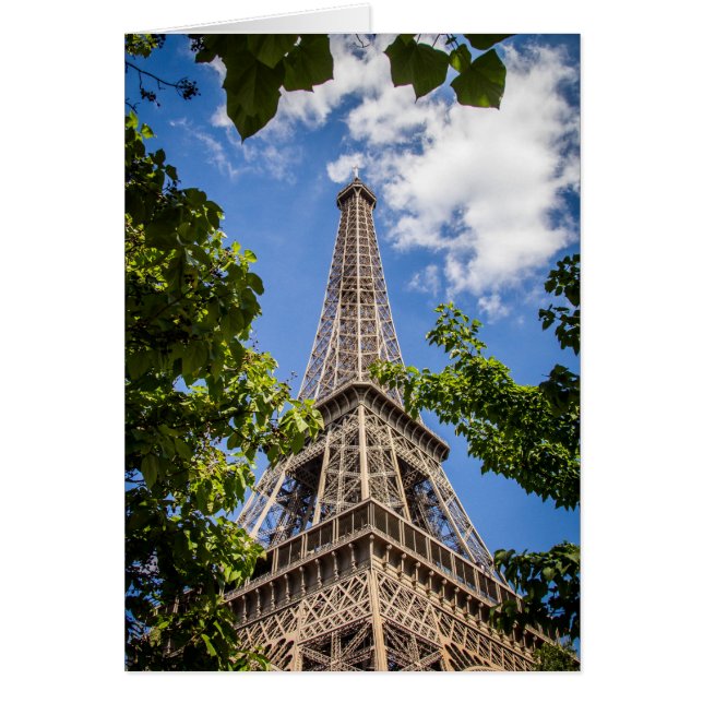 Tour Eiffel entre les arbres (Devant)