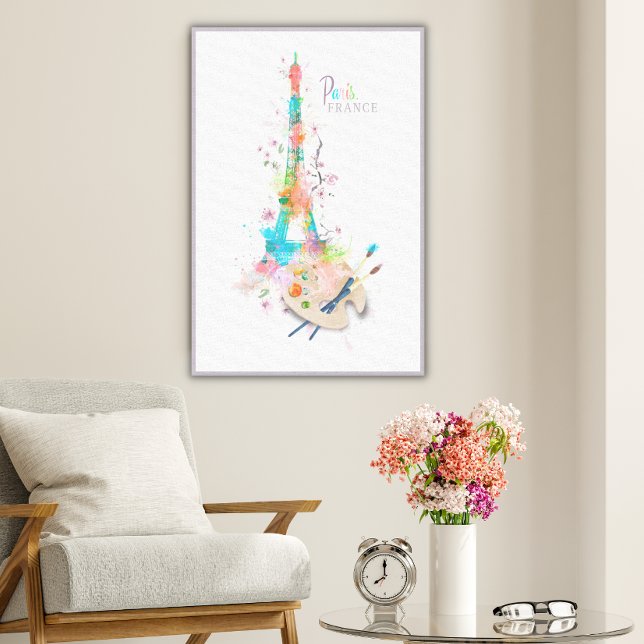 Tour Eiffel Impression de Tache de Peinture sur To (Créateur téléchargé)