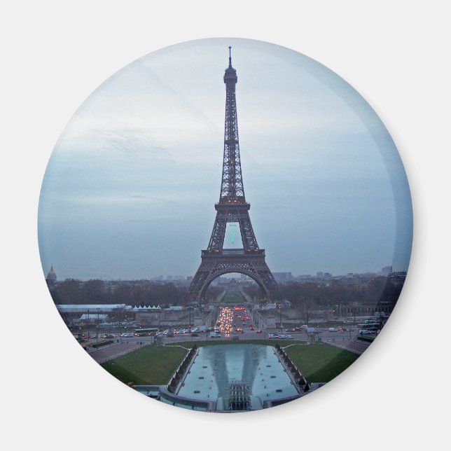 Tour Eiffel @ l'aube - aimant (Devant)