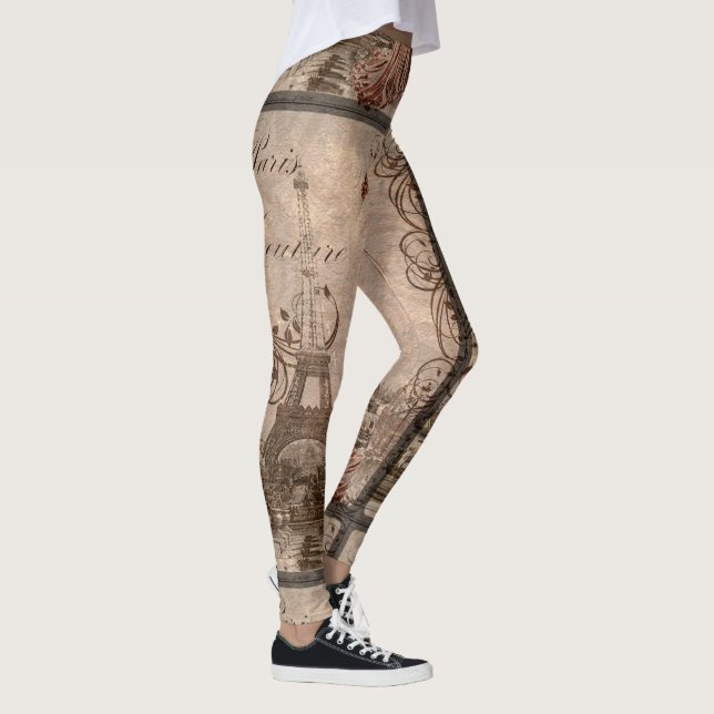 Tour Eiffel Legging de mode de femme de couture de (Droite)