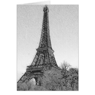 Tour Eiffel noir et blanc