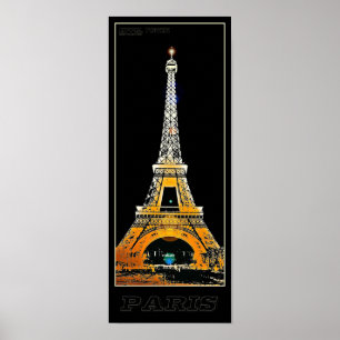 Tour Eiffel Paris - 04 - Affiche de voyage