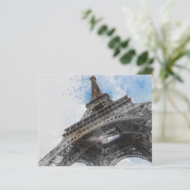 Tour Eiffel, Paris, France (Debout devant)