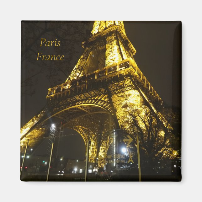 Tour Eiffel Paris France. Magnet (Devant)