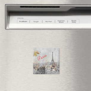 Tour Eiffel Paris France Magnet de Voyage – Vintag