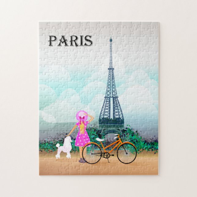 Tour Eiffel Paris France Puzzle (Vertical)