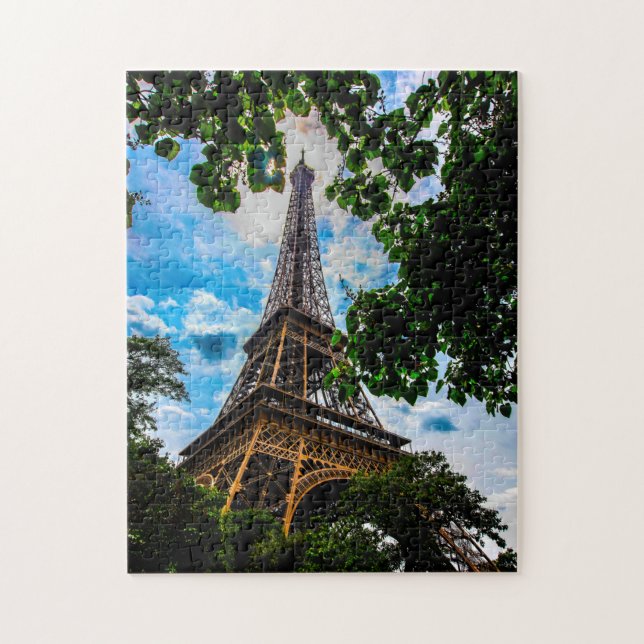Tour Eiffel Paris. Puzzle (Vertical)