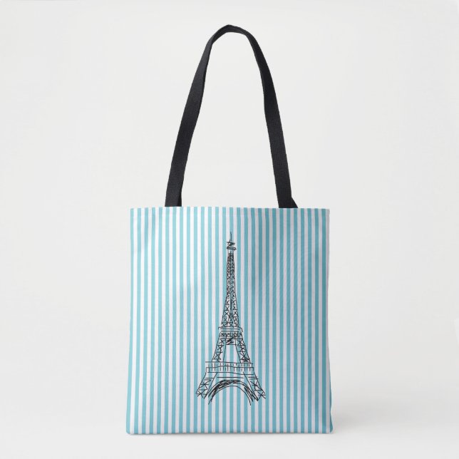 Tour Eiffel Paris Sac fourre-tout circulaire (Devant)