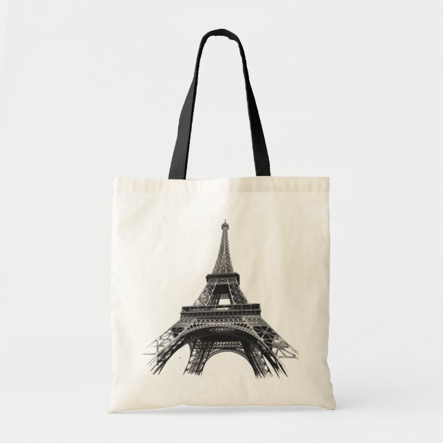 Tour Eiffel Paris Sac fourre-tout français (Devant)