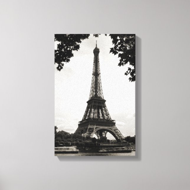 Tour Eiffel, Paris - toile enveloppée (Recto)