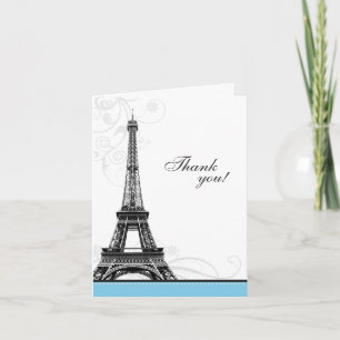 Tour Eiffel Parisienne Merci Cartes