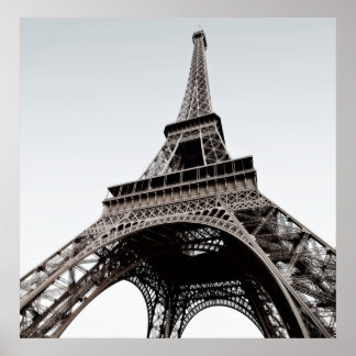 Tour Eiffel Poster noir & blanc