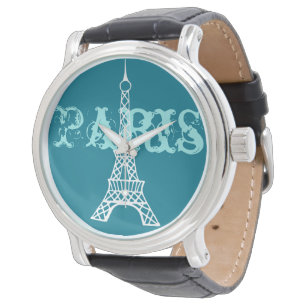 Tour Eiffel Turquoise Paris Montre femme
