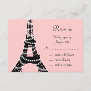 Tour Eiffel Twinkles RSVP (rose)
