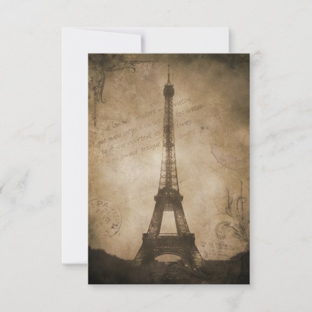 tour eiffel vintage (Devant)