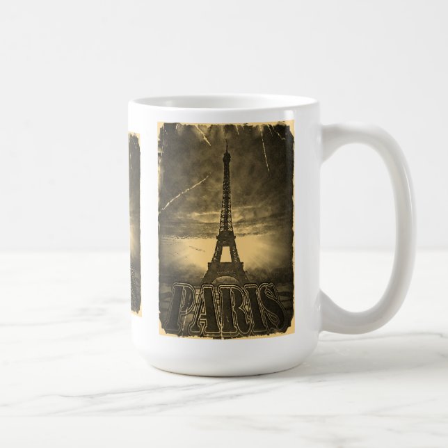 Tour Eiffel vintage Paris #2 - Mugs (Droite)